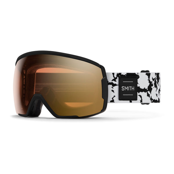 Smith Proxy Black Marble Snow Goggles with Chromapop Pro Photochromic Gold Mirror